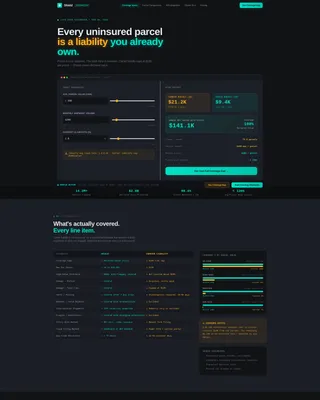 E-Commerce Parcel Logistics Pricing Website Template
