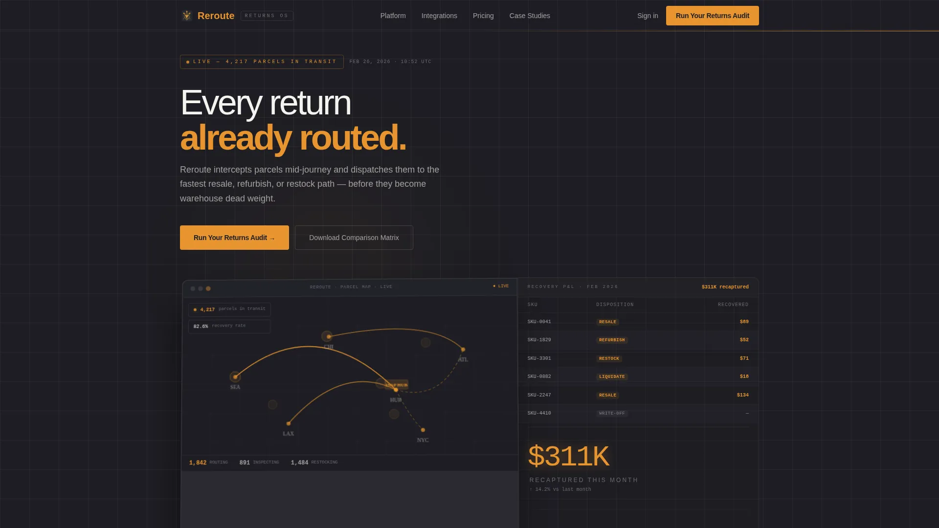 E-Commerce Parcel Logistics Privacy Policy Website Template