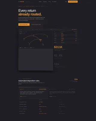 E-Commerce Parcel Logistics Privacy Policy Website Template