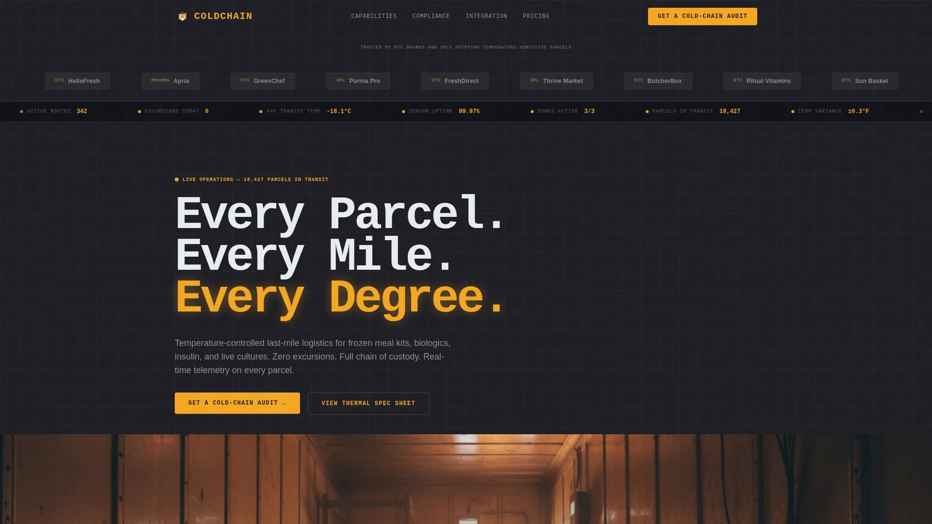 E-Commerce Parcel Logistics Reviews Website Template