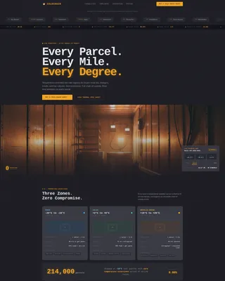 E-Commerce Parcel Logistics Reviews Website Template