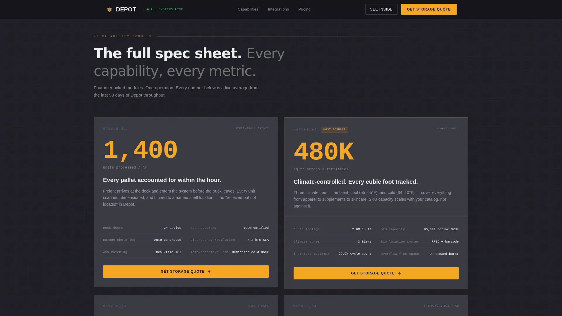 E-Commerce Parcel Logistics Professional Website Template