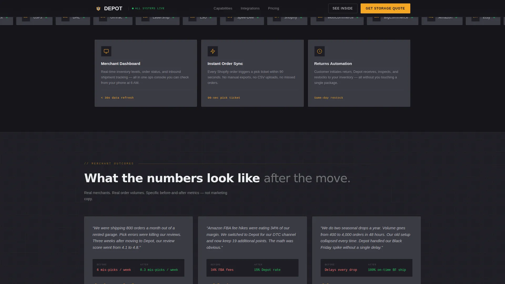 E-Commerce Parcel Logistics Professional Website Template
