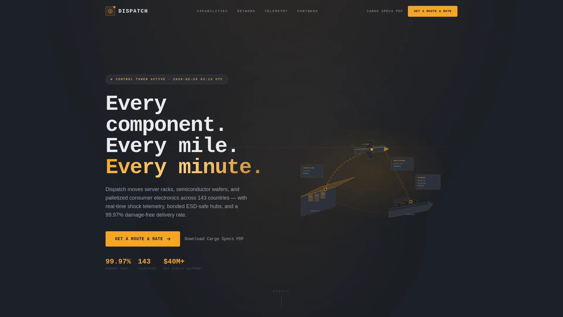 Highvalue Logistics | Free Website Template | Rocket