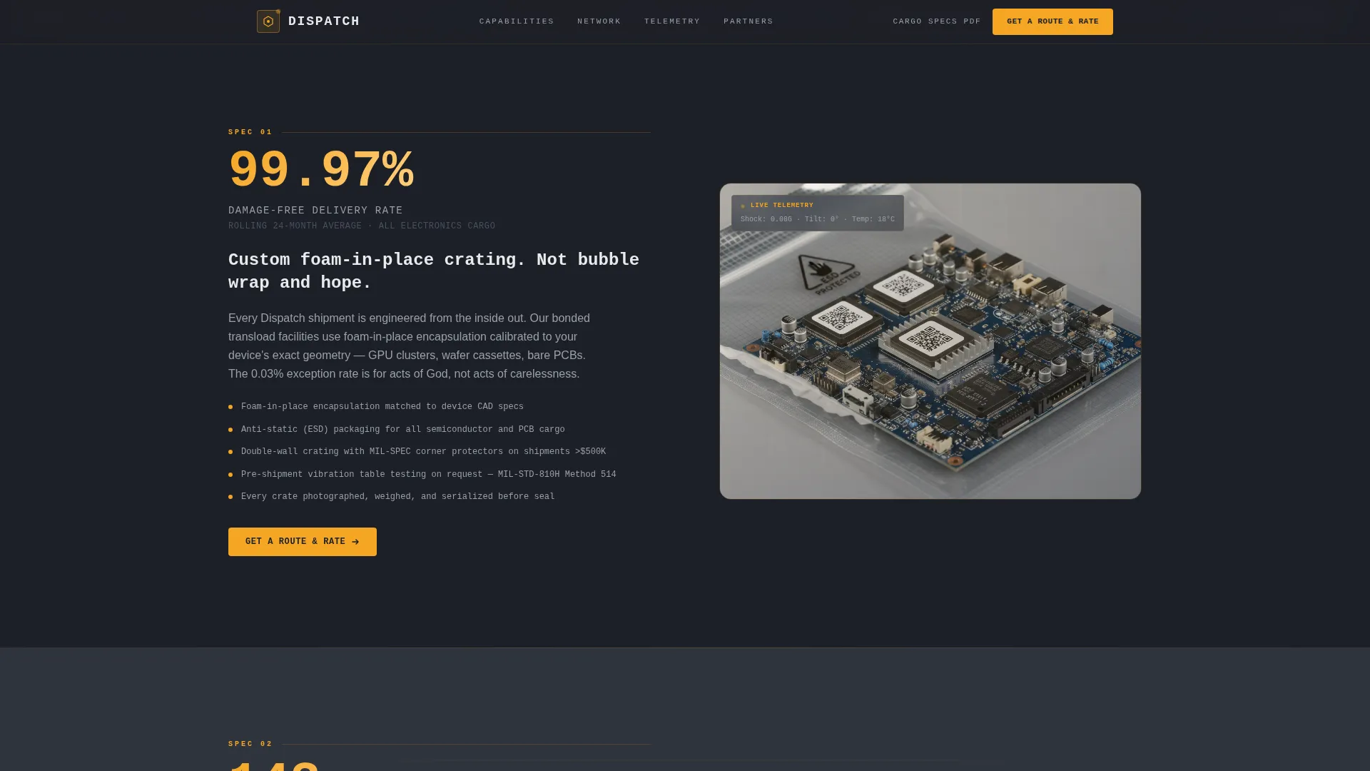 Highvalue Logistics | Free Website Template | Rocket