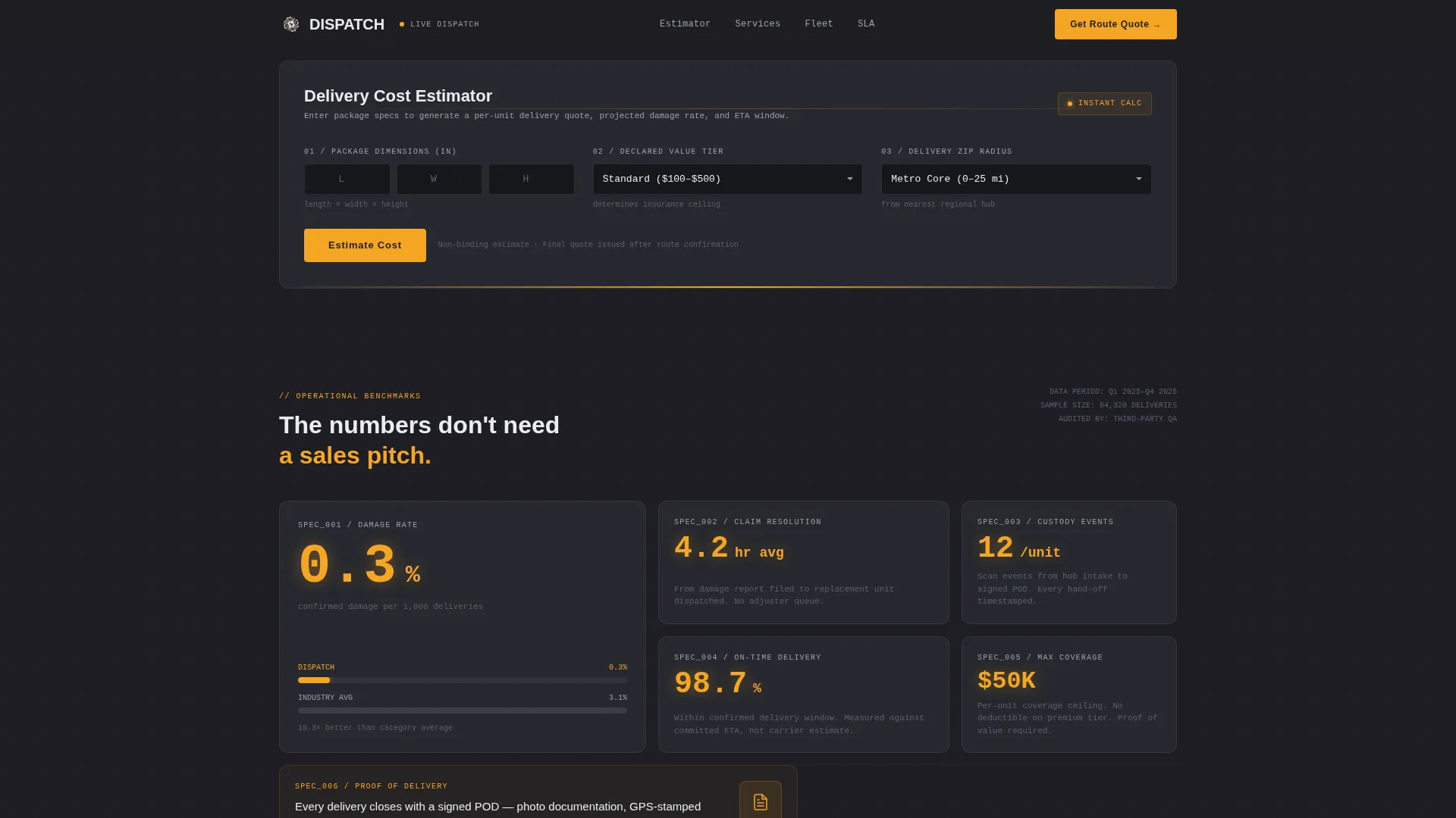 Highvalue Lastmile | Free Website Template | Rocket