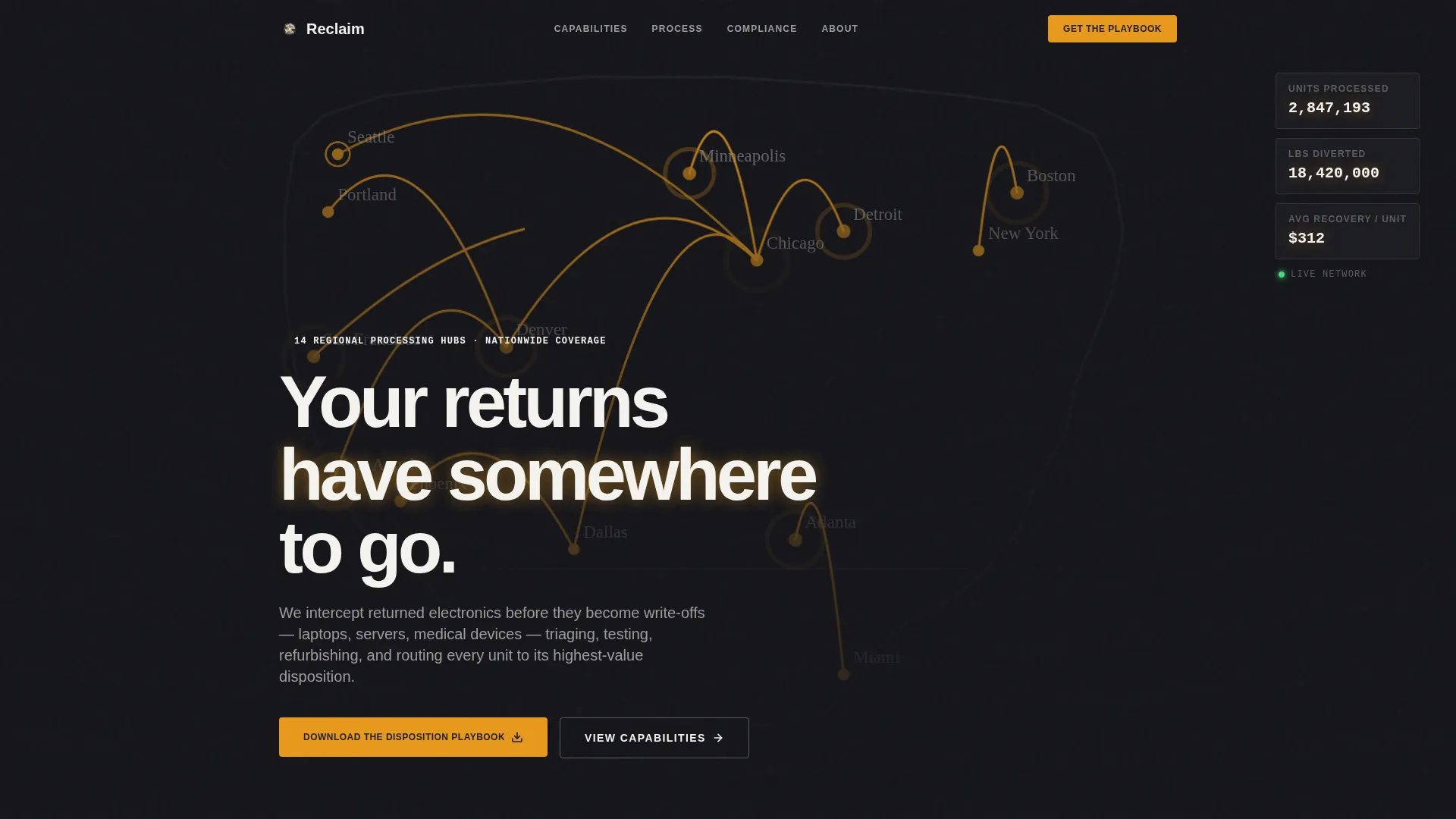 Precision Reverselogistics | Free Website Template | Rocket