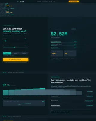 Fleet & Transportation Management Cost Calculator Website Template