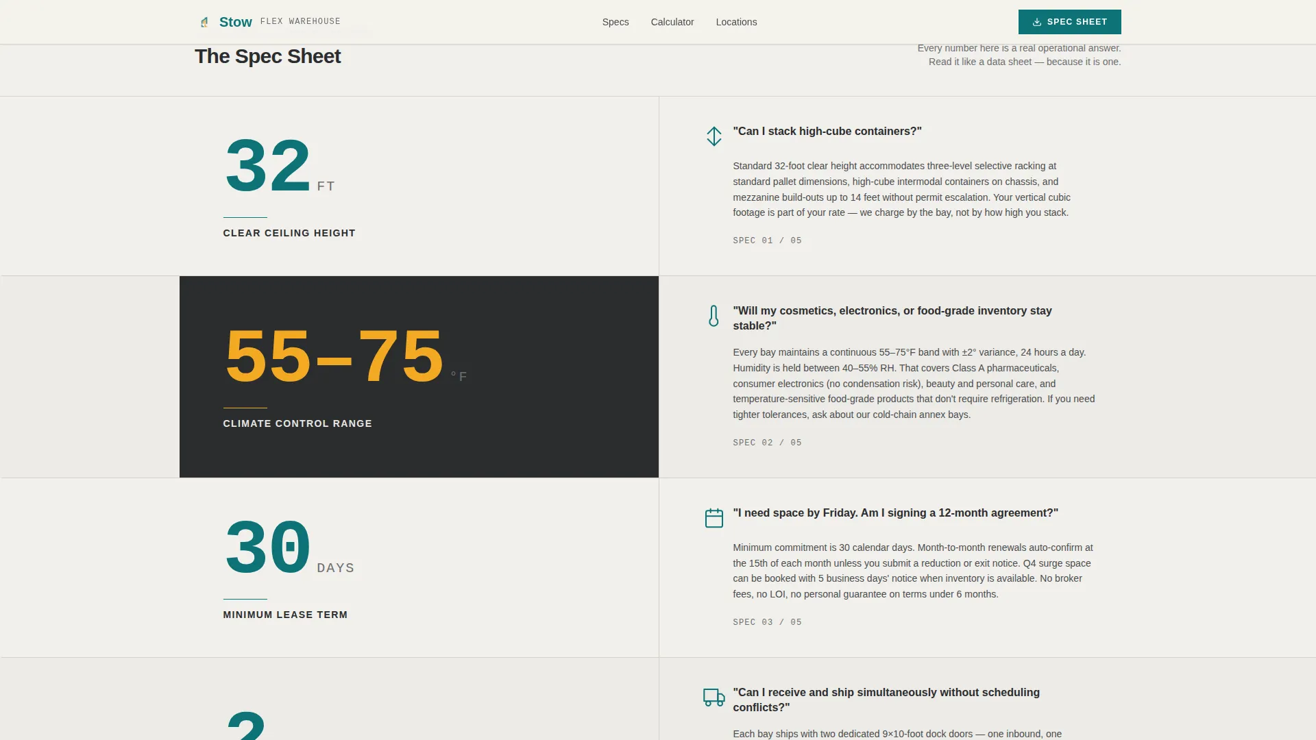 Advanced Warehouse & Distribution Cost Estimator Website Template