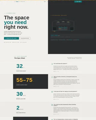 Advanced Warehouse & Distribution Cost Estimator Website Template