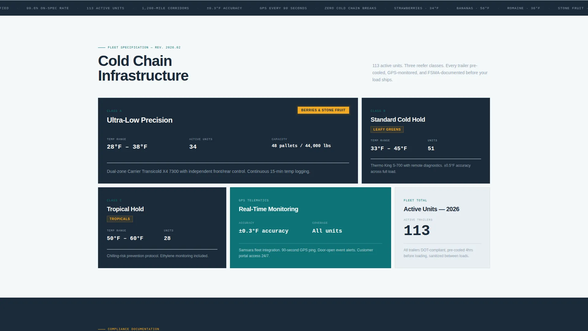 Reliable Coldchain | Free Website Template | Rocket