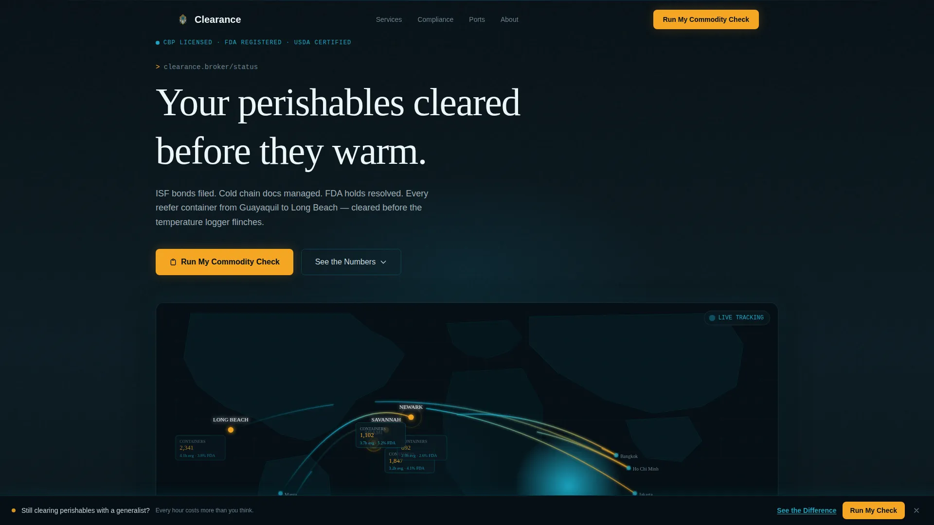 Precision Perishables | Free Website Template | Rocket