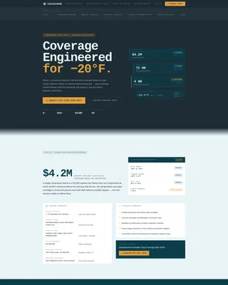 Precision Perishable | Free Website Template | Rocket