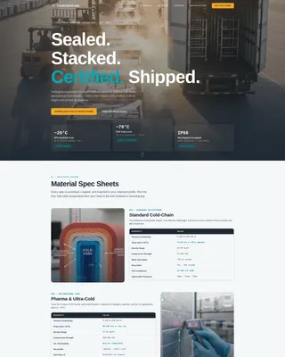 Certified Perishable | Free Website Template | Rocket