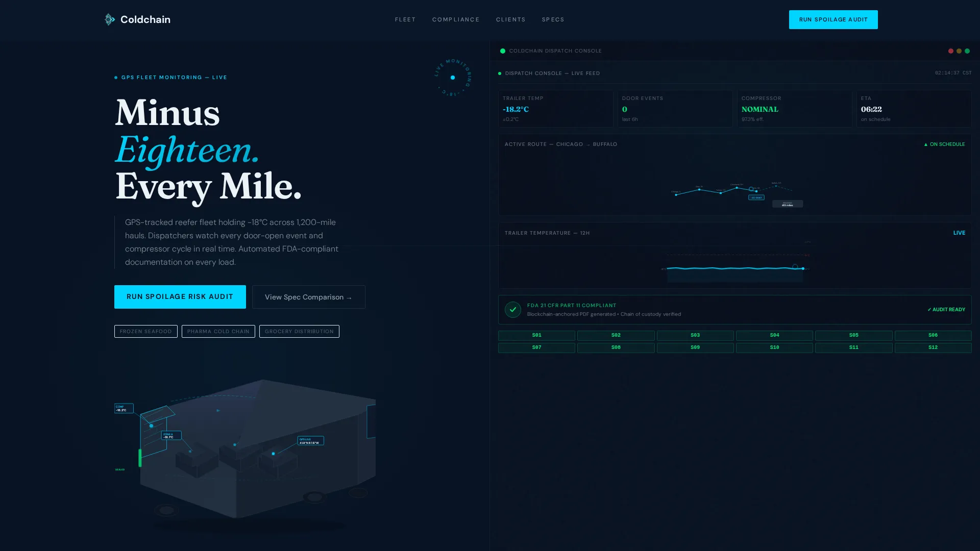 Trusted Perishable-Transport | Free Website Template | Rocket