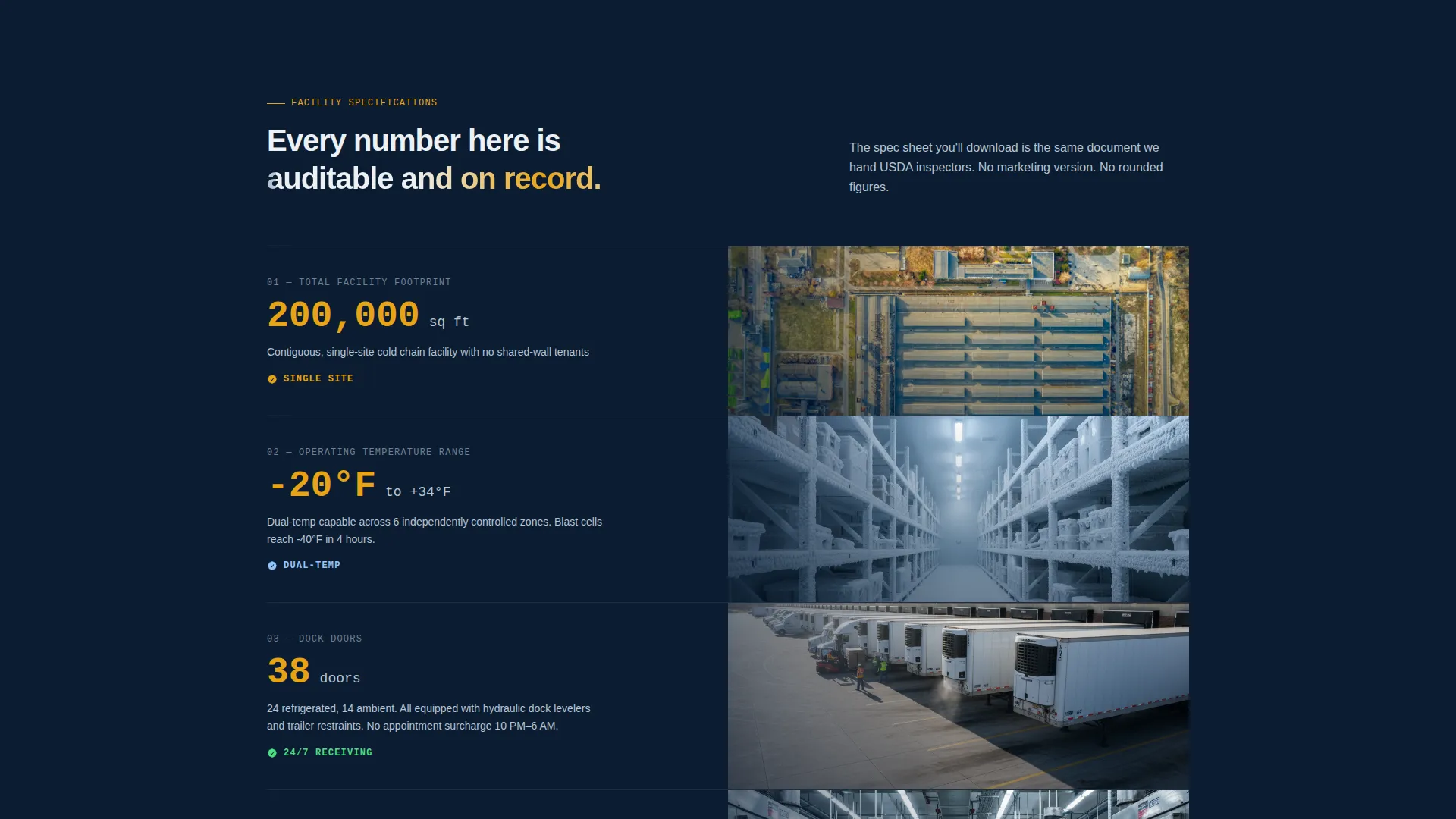 Certified Coldstorage | Free Website Template | Rocket
