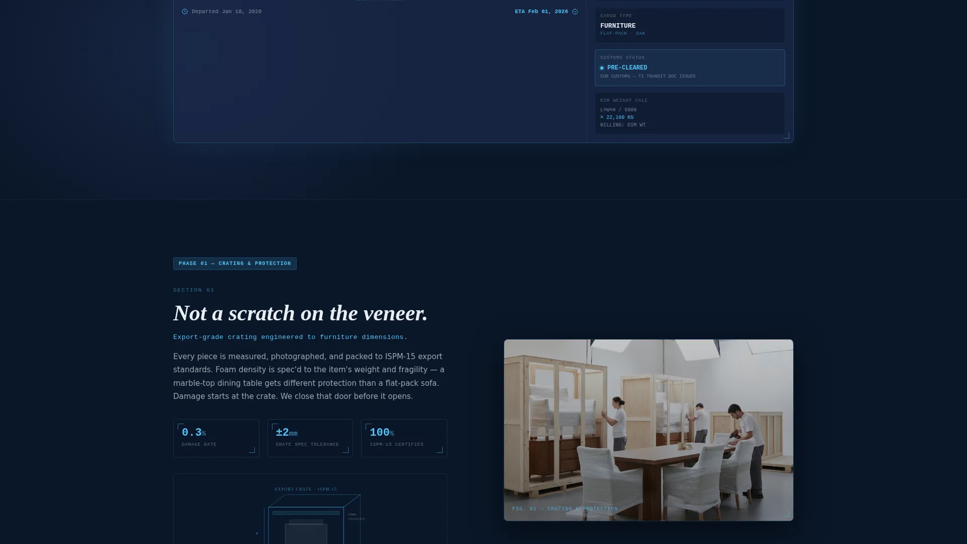 Precision Freight | Free Website Template | Rocket