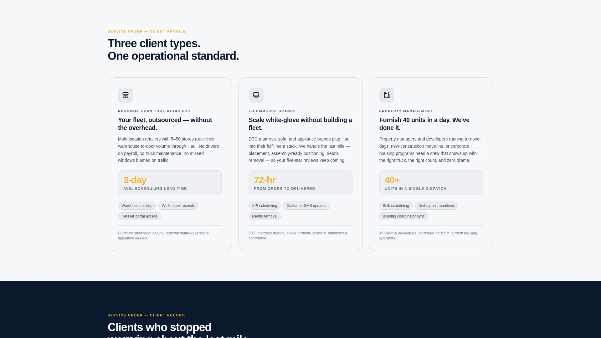 Precision Lastmile | Free Website Template | Rocket