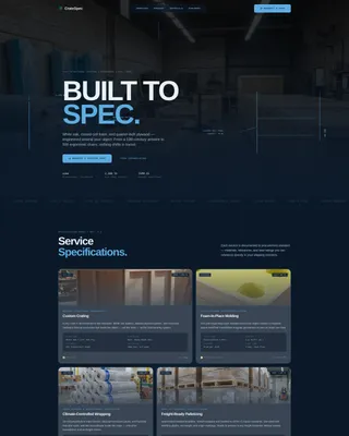 Precision Packaging | Free Website Template | Rocket