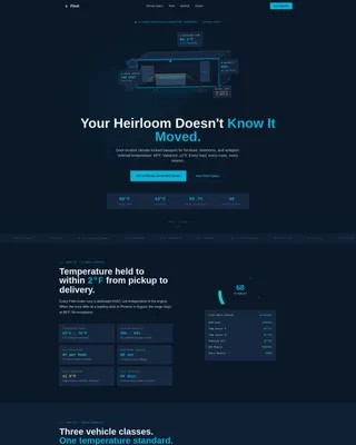 Precision Climatecontrolled | Free Website Template | Rocket