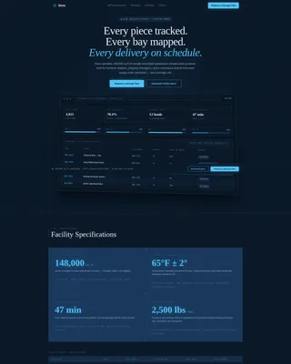 Precision Warehouse | Free Website Template | Rocket
