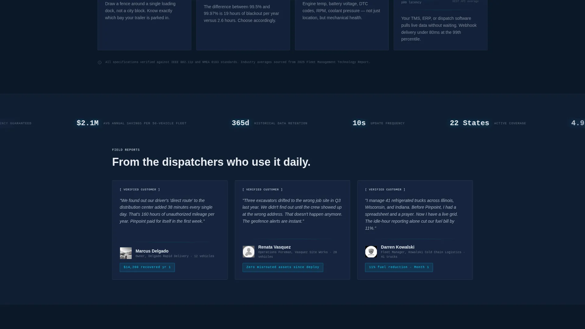Advanced Fleet & Transportation Management Cost Estimator Website Template