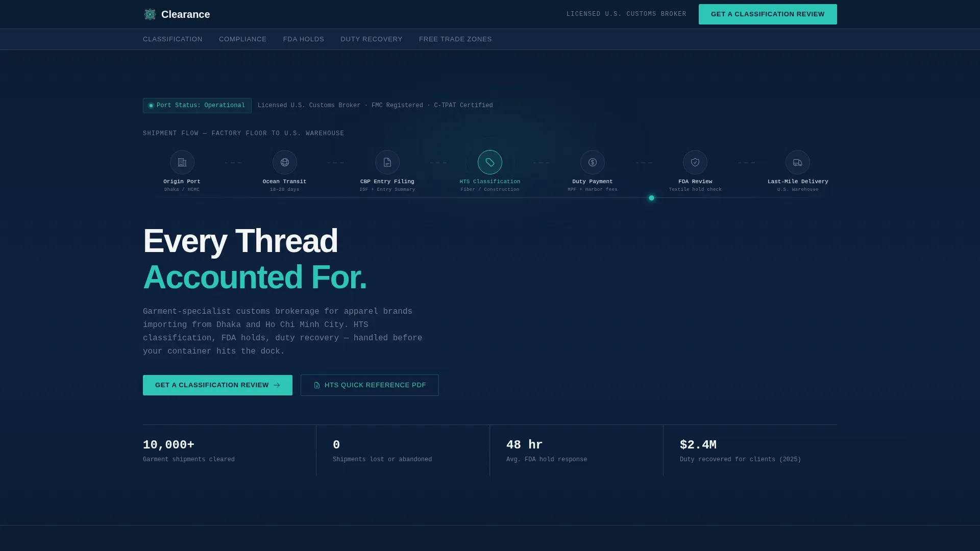Trusted Trade Compliance Consulting | Free Website Template | Rocket