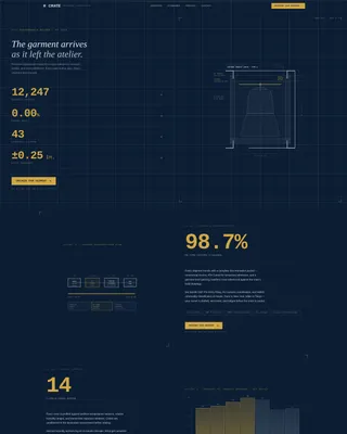 Precision Couture | Free Website Template | Rocket