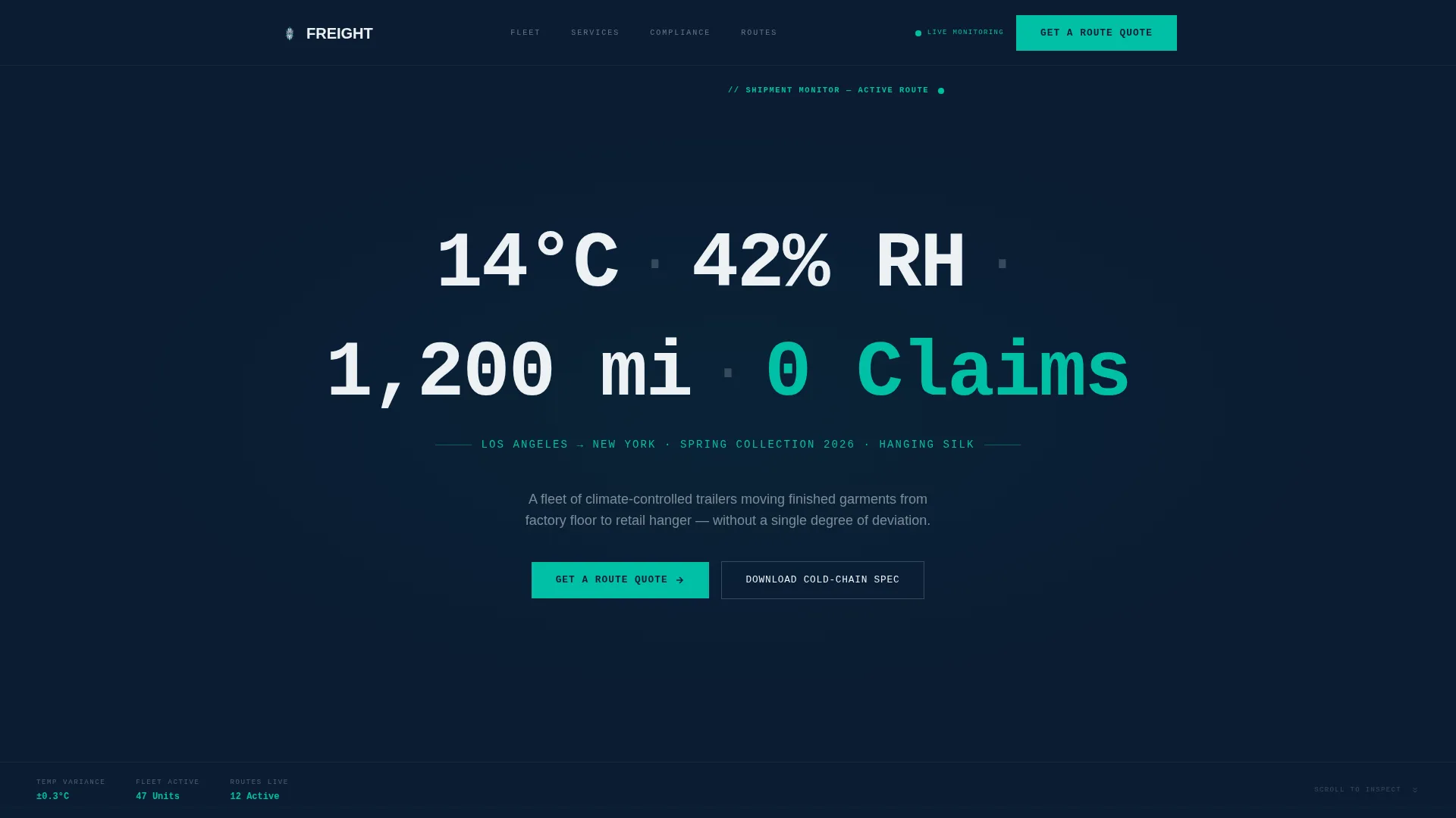 Precision Fashionlogistics | Free Website Template | Rocket
