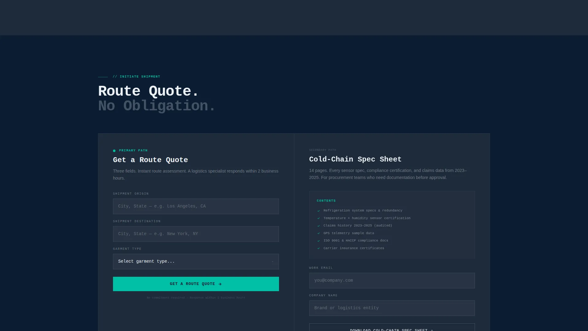 Precision Fashionlogistics | Free Website Template | Rocket