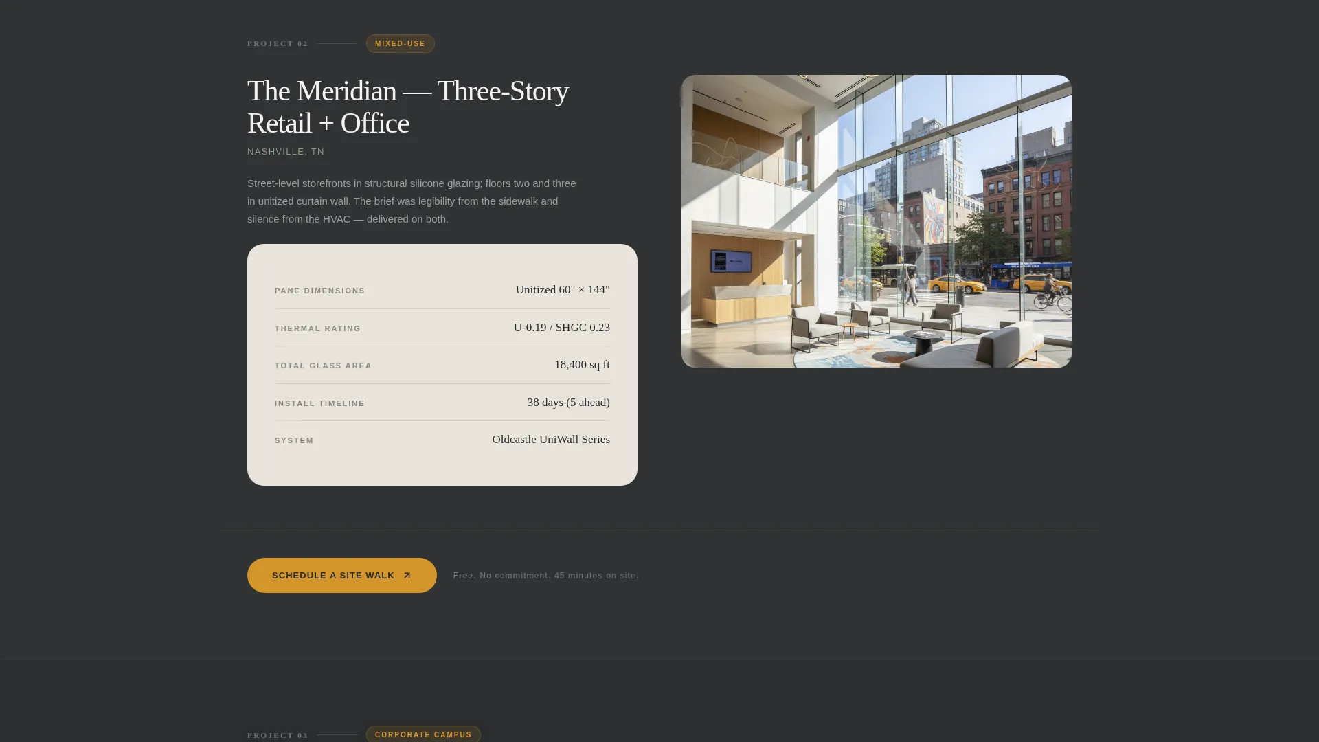 Commercial Window Installer Landing Page Template