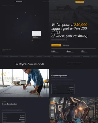Advanced Concrete Products Professional Website Template