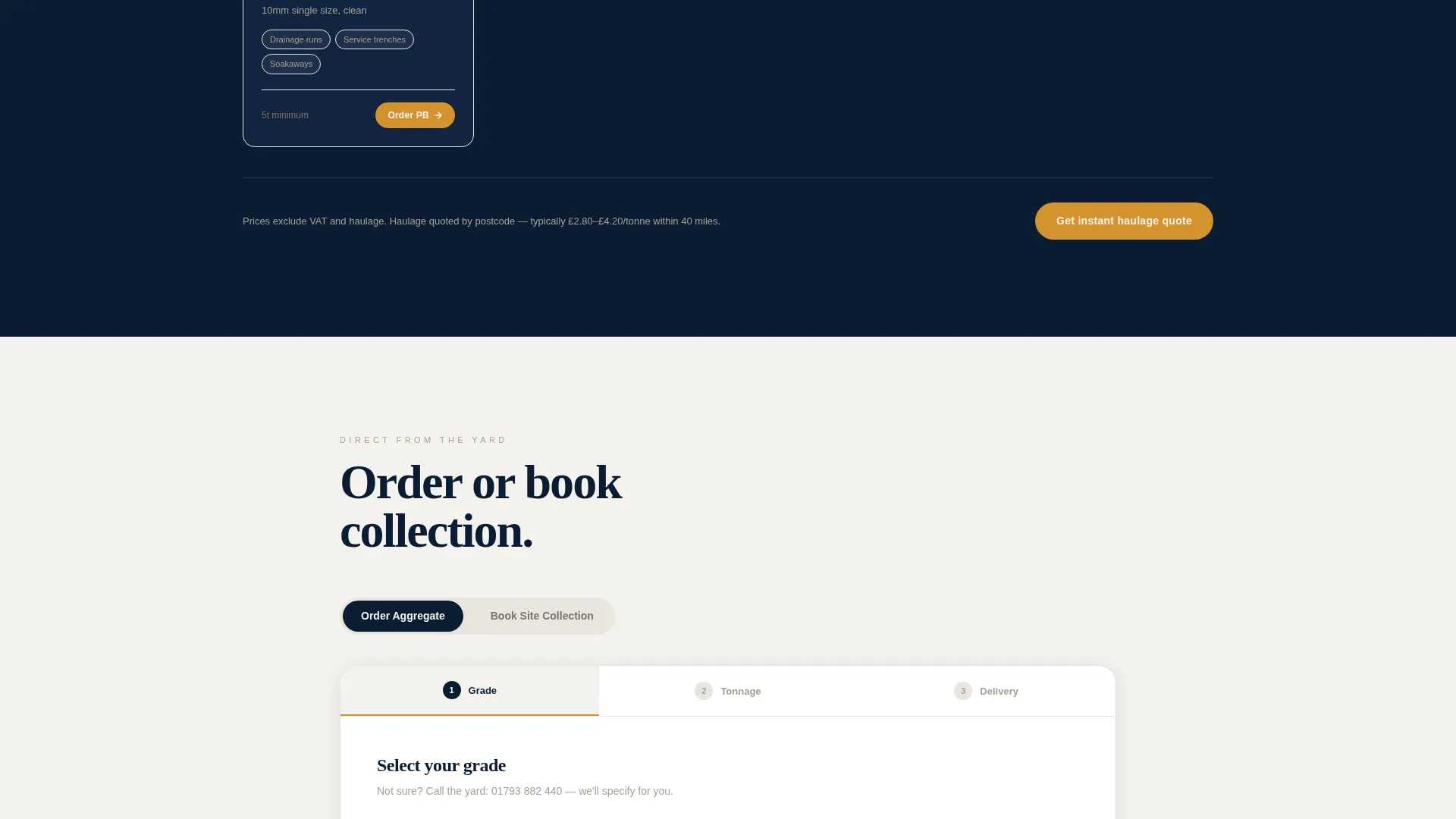 Specialist Concrete Products Portfolio & Case Study Website Template
