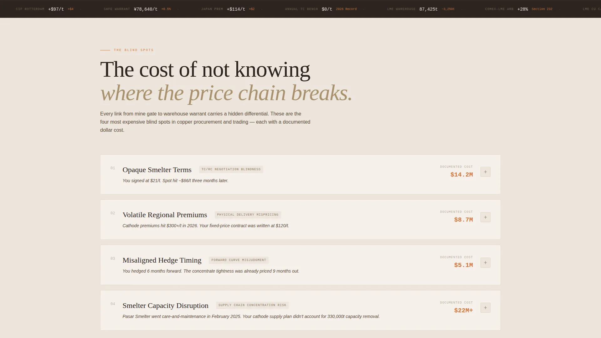 Copper Consultancy Landing Page Template