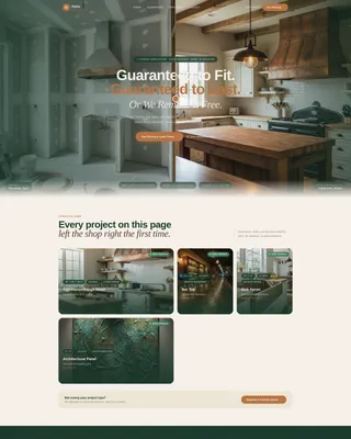 Custom Copper Fabricator Landing Page Template