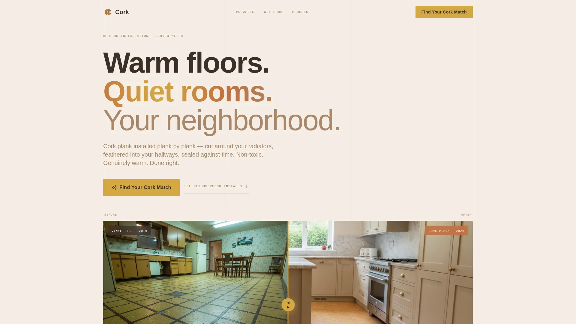 Installer Landing Page Template, Quiz & Local Proof