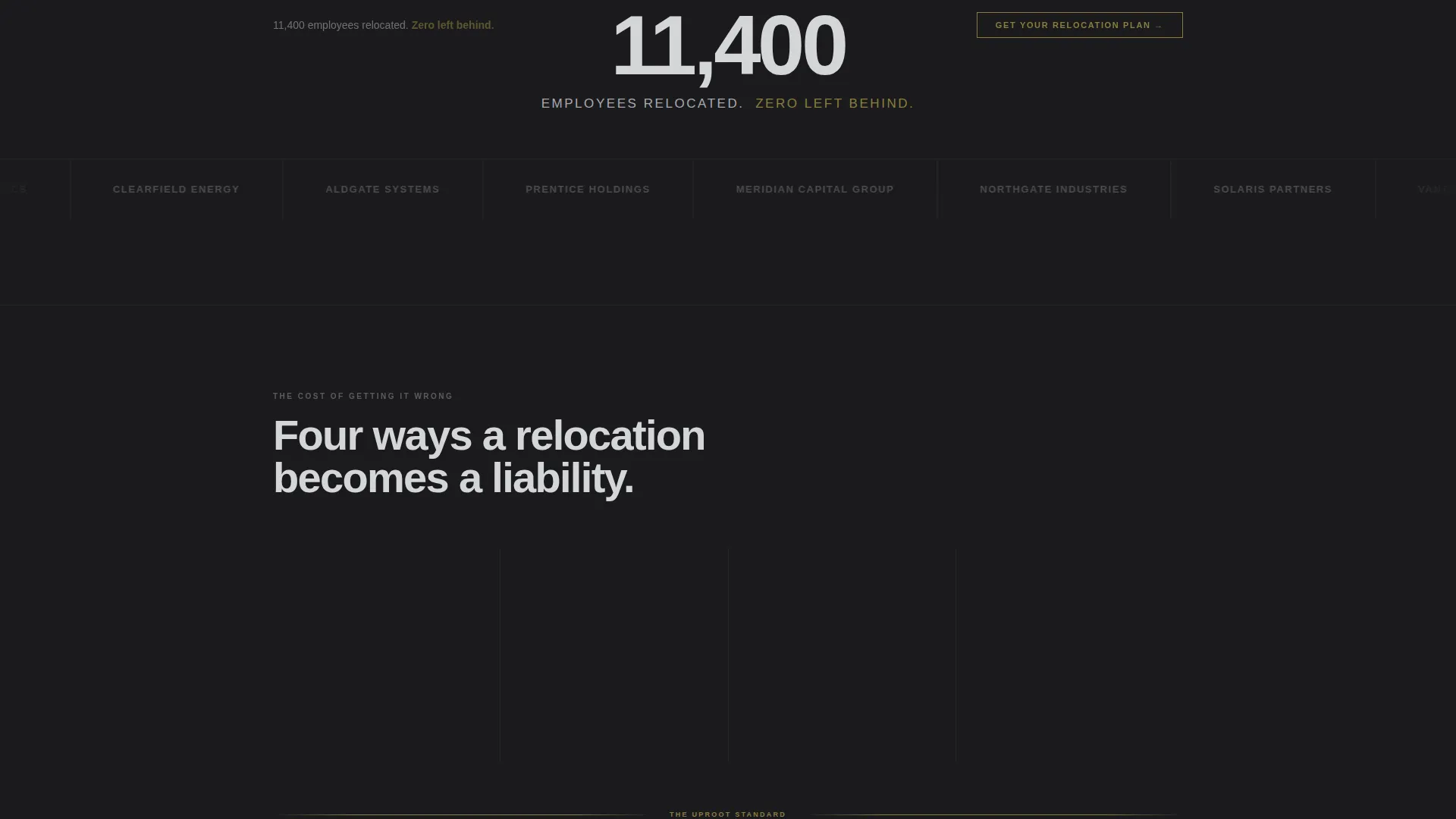 Moving & Relocation Professional Website Template