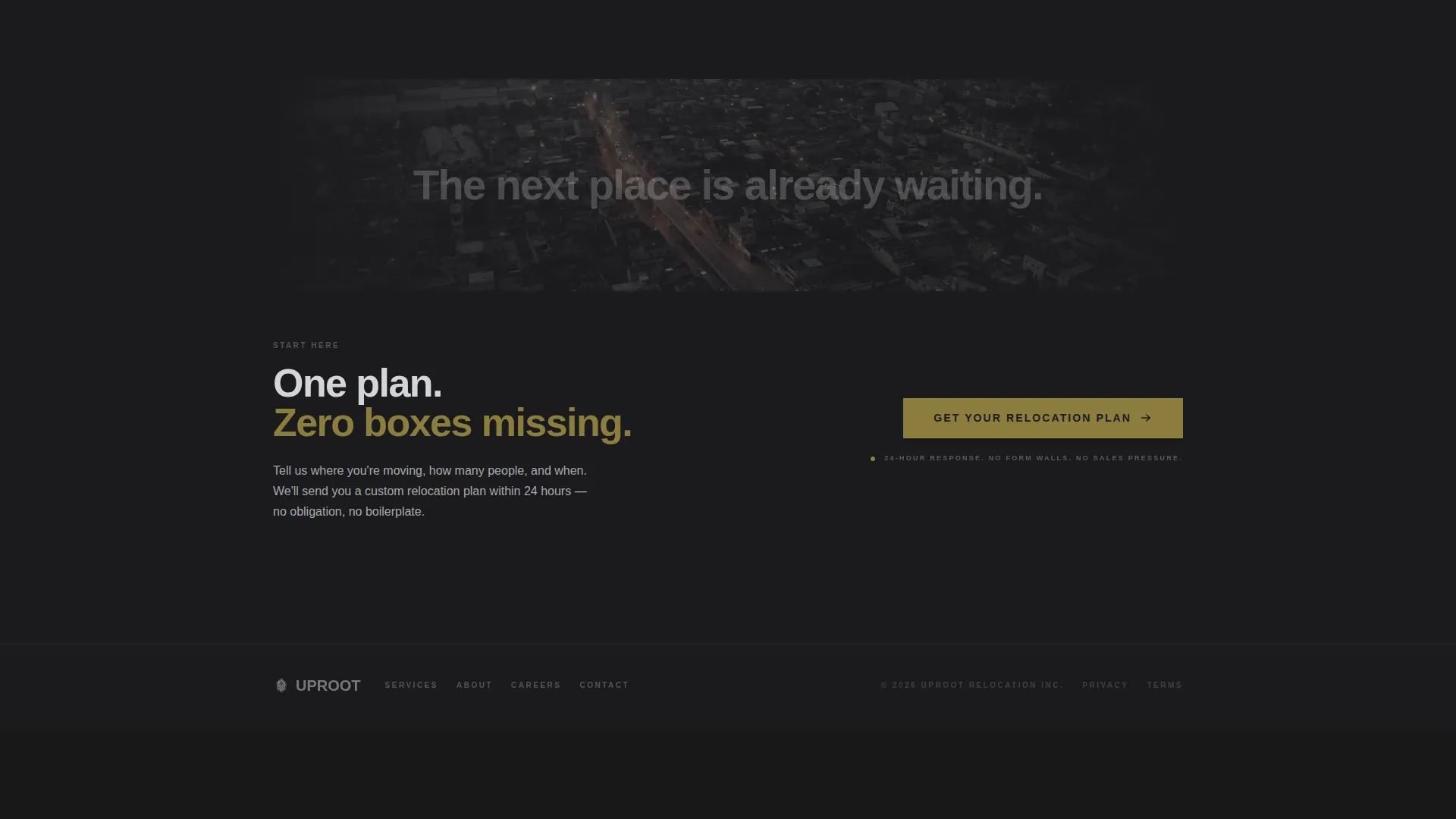 Moving & Relocation Professional Website Template
