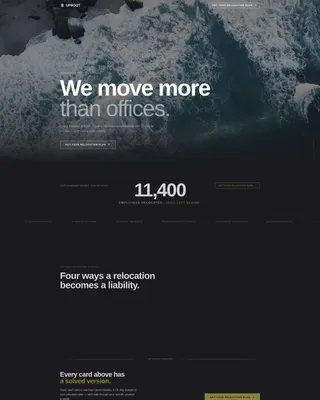 Moving & Relocation Professional Website Template
