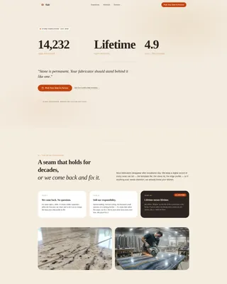 Advanced Kitchen & Bathroom Remodeling Appointment Booking Website Template