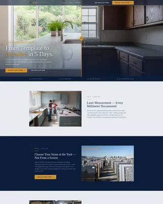 Specialist Kitchen & Bathroom Remodeling Appointment Booking Website Template
