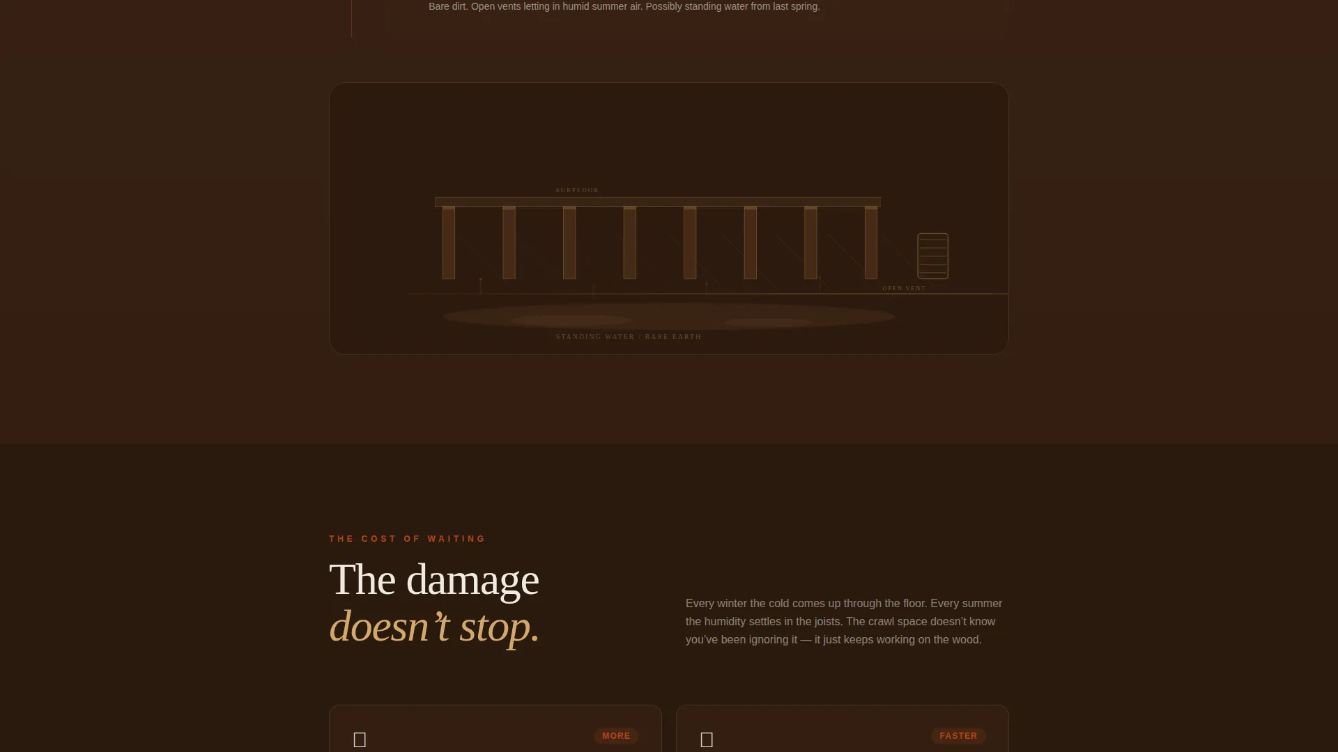 Space Insulation Landing Page Template for Booking