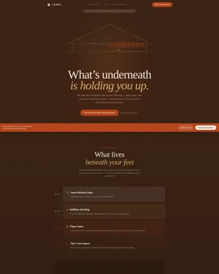 Space Insulation Landing Page Template for Booking