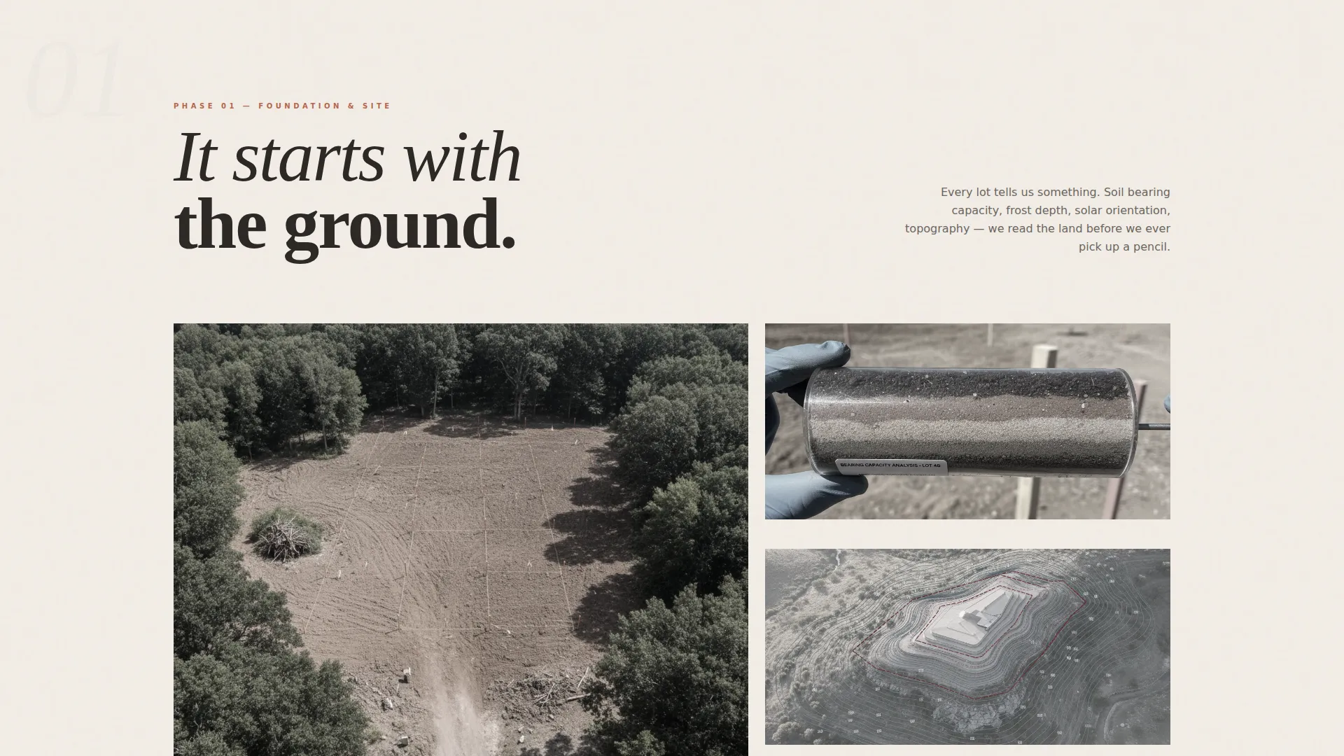 Custom Home Builder Website Template for Luxury Construction