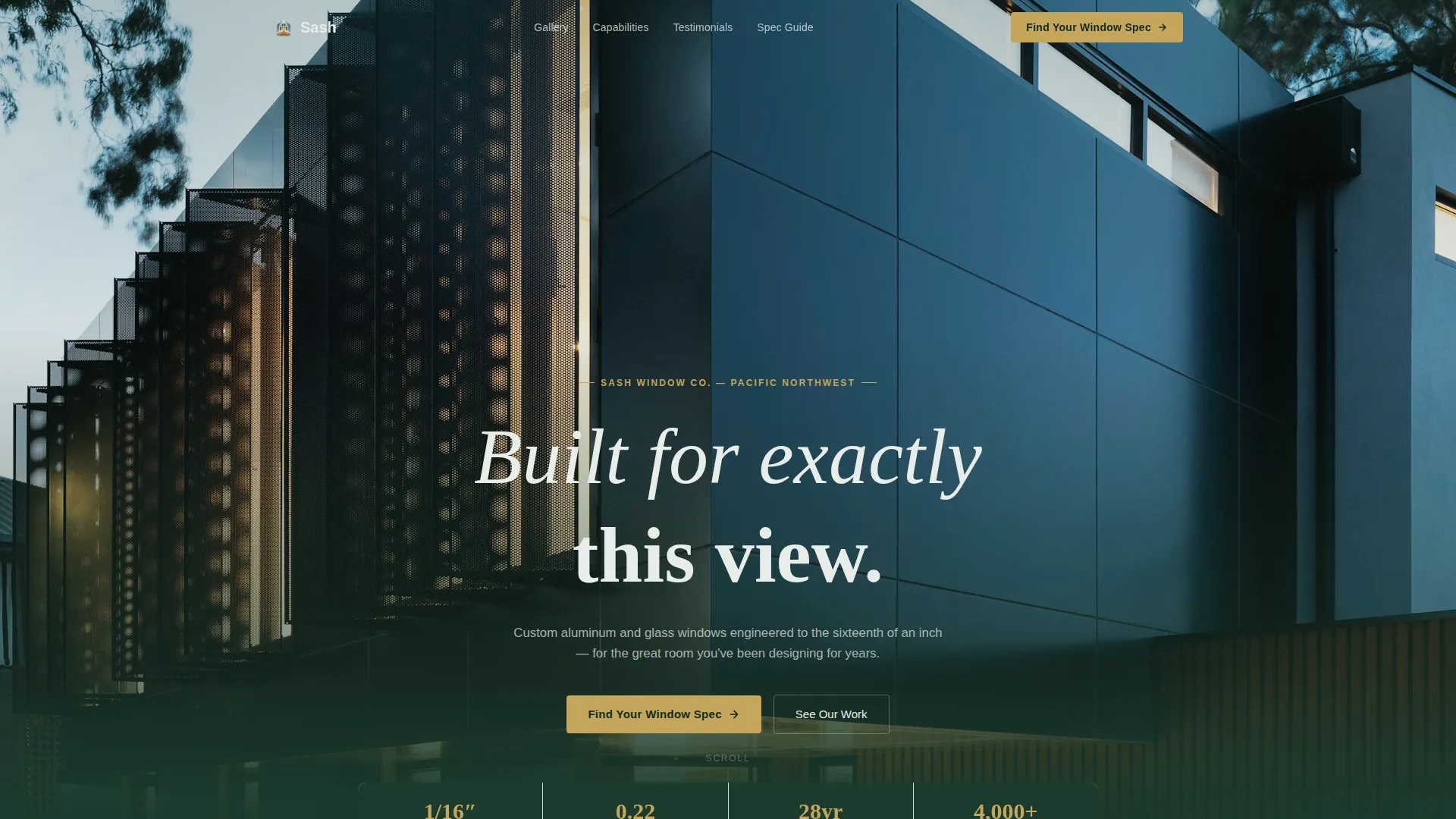 Custom Window Manufacturer Landing Page Template