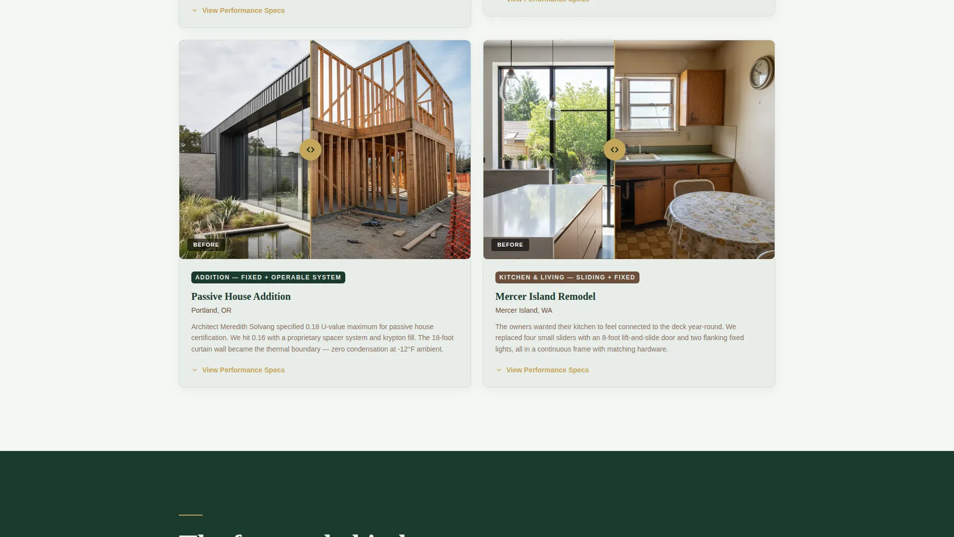 Custom Window Manufacturer Landing Page Template