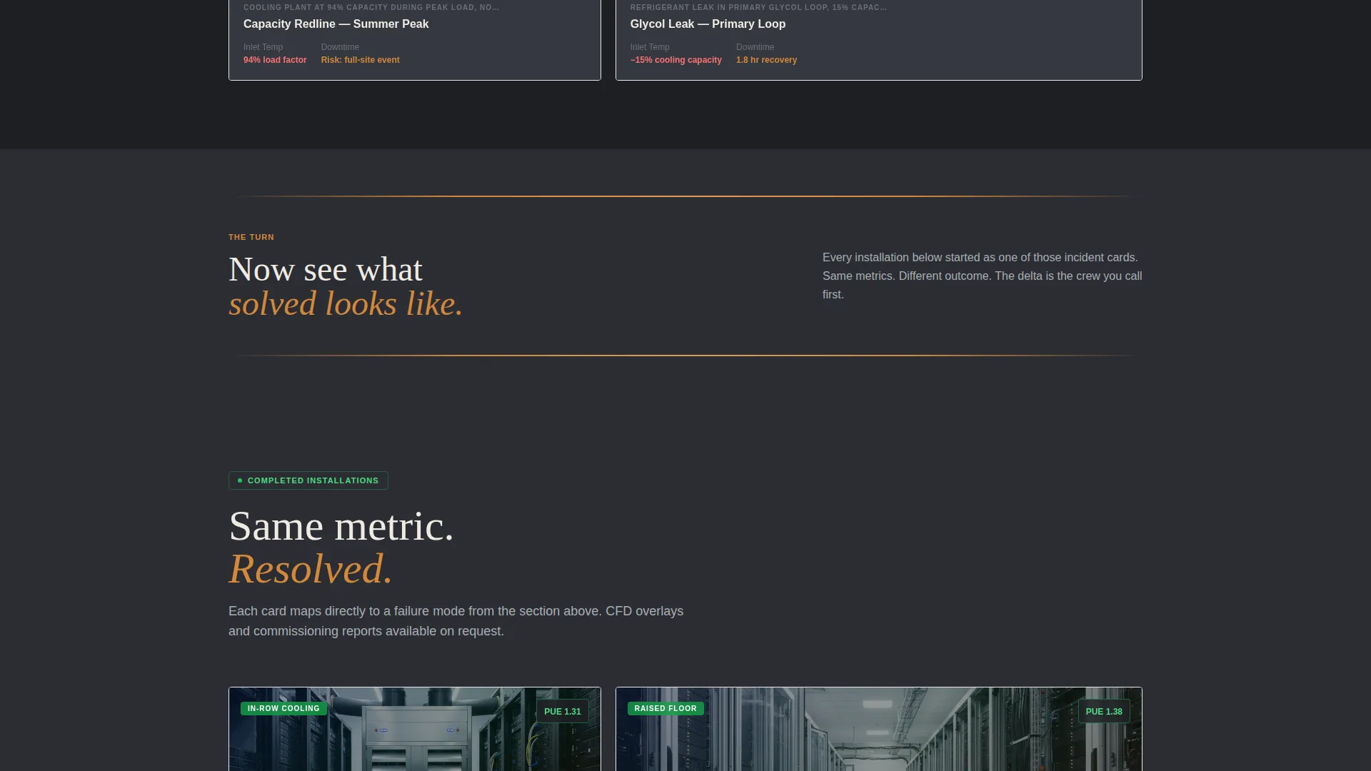 Data Center HVAC Contractor Landing Page Template