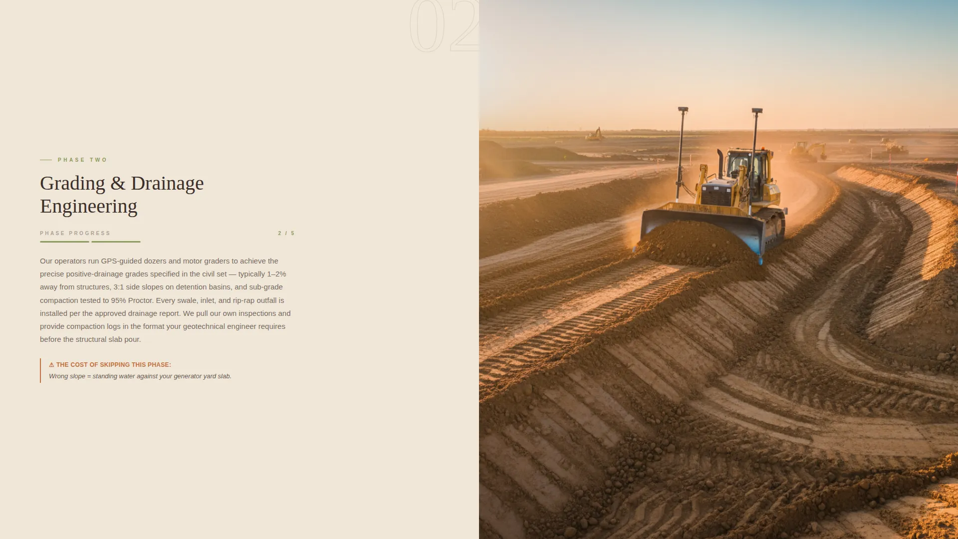 Professional Datacenterlandscaping Landing Page Template