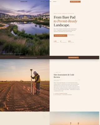 Professional Datacenterlandscaping Landing Page Template