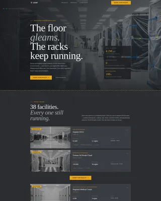 Data Center Painting Contractor Landing Page Template